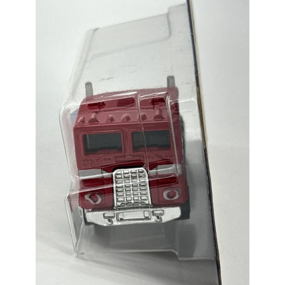 Mattel Hot Wheels Optimus Prime Transformers Die Cast Car 1/10 Red/Blue Metal